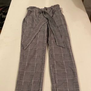 checkered dress pants